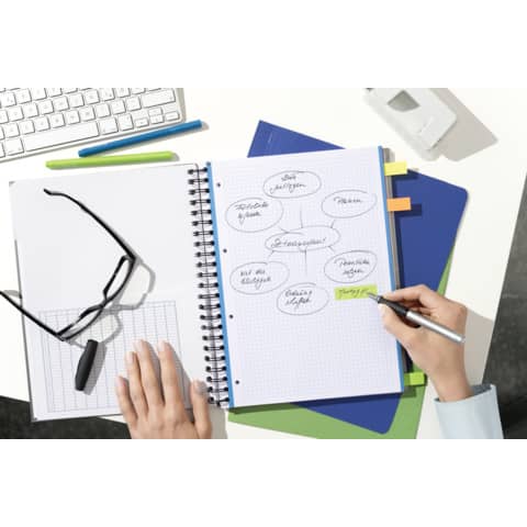 Segnapagina removibili in carta Post-it® Notes Markers assortiti 10 blocchetti da 50 fogli - 670-10AB-EU